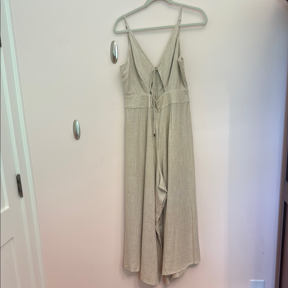 Elegant Beige Jumpsuit